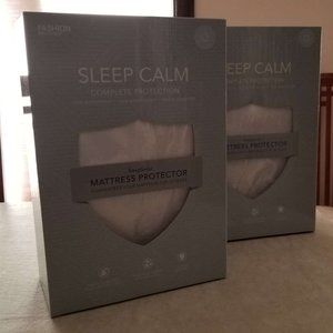 2-pk Waterproof Cotton Mattress Protector (Queen)